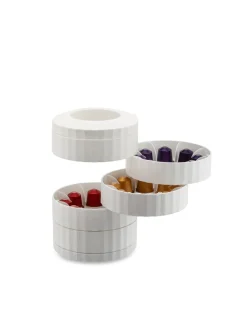 - Kaffekapselholder - Plissé - Hvid^Alessi Online