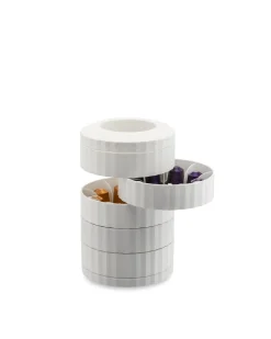 - Kaffekapselholder - Plissé - Hvid^Alessi Online