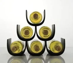 - Vinreol - Hvid - Plads til 6 vinflasker^Alessi Hot