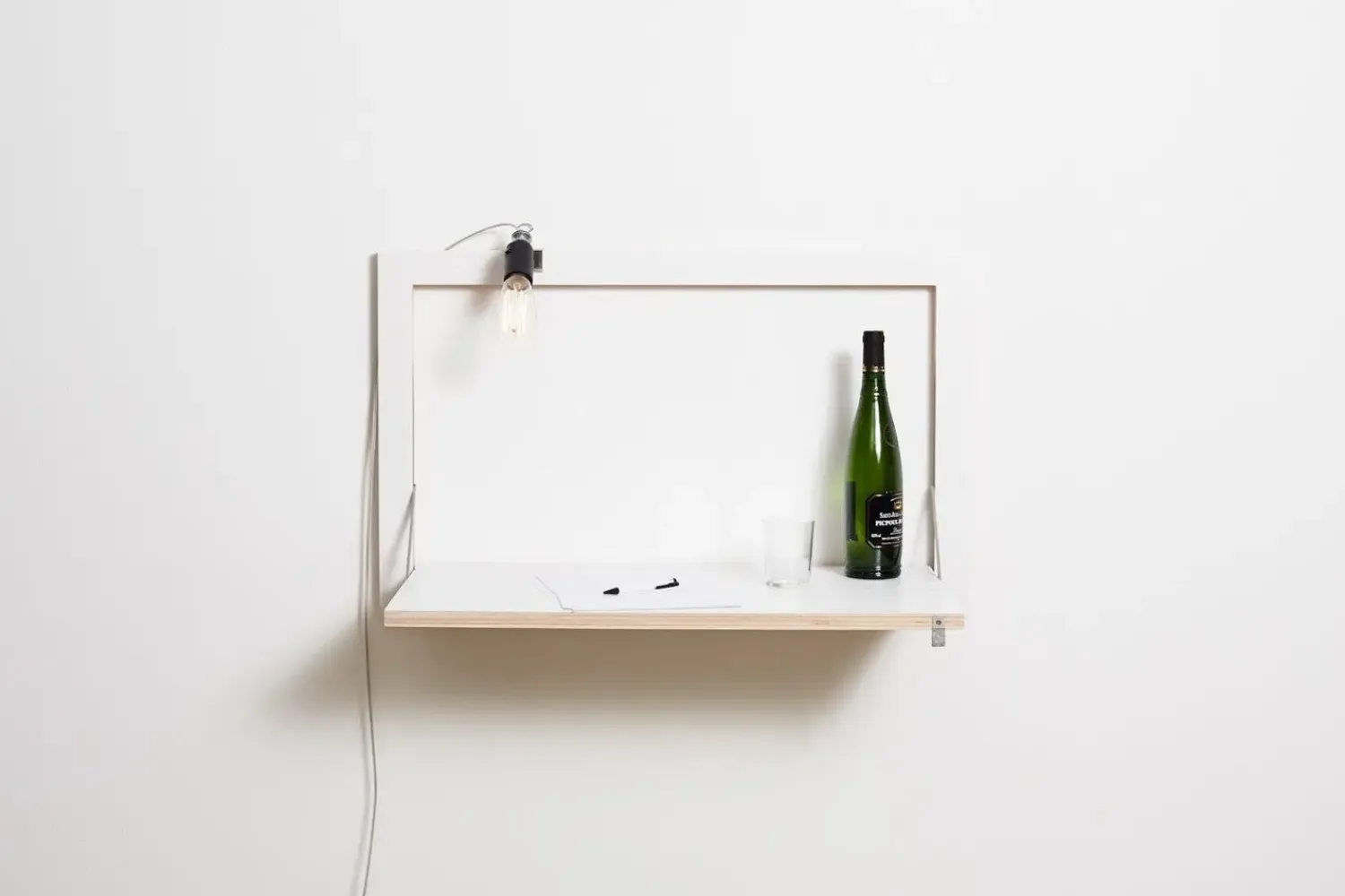 - Fläpps - Vægskrivebord - Secretary - Sort - 80x50 cm*Ambivalenz New