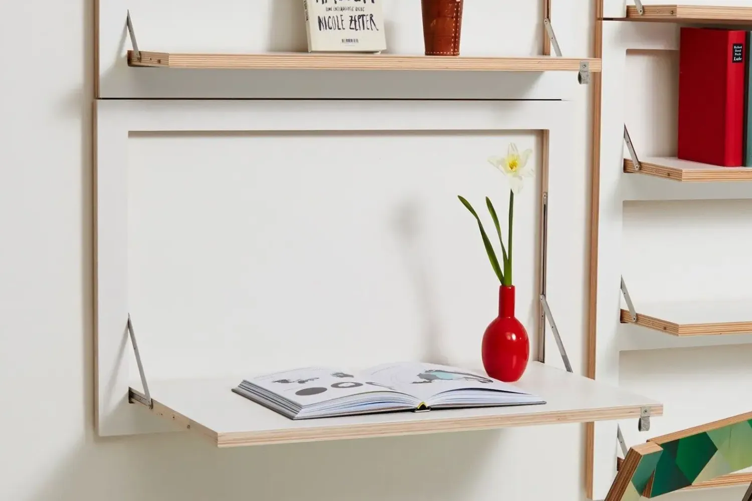 - Fläpps - Vægskrivebord - Secretary - Sort - 80x50 cm*Ambivalenz New