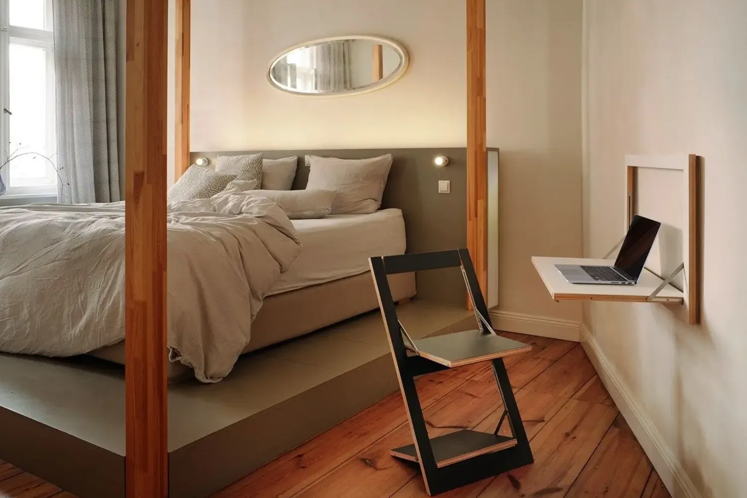 - Fläpps - Vægskrivebord - Secretary - Sort - 80x50 cm*Ambivalenz New