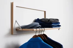 - Fläpps Hängrail - Knagerække/Hylde - Hvid*Ambivalenz Discount