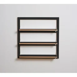 - Fläpps Hylde - 80 x 80 cm - Sort birk^Ambivalenz New