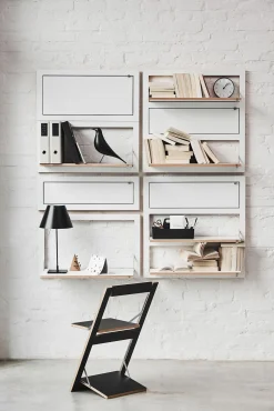 - Fläpps Hylde - 80 x 80 cm - Sort birk^Ambivalenz New