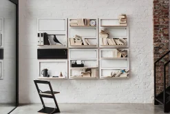 - Fläpps Hylde - 80 x 80 cm - Sort birk^Ambivalenz New