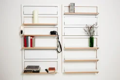 - Fläpps Hylde - 80 x 80 cm - Sort birk^Ambivalenz New