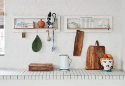 - Fläpps Hylde - 80 x 27 cm - Sort birk^Ambivalenz Online