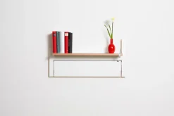 - Fläpps Hylde - 80 x 40 cm - Sort birk^Ambivalenz Best