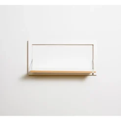 - Fläpps Hylde - 80 x 40 cm - Hvid birk*Ambivalenz Discount