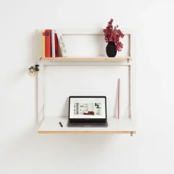 - Vægskrivebord - Fläpps Secretary - Hvid - 80x80 cm^Ambivalenz Best