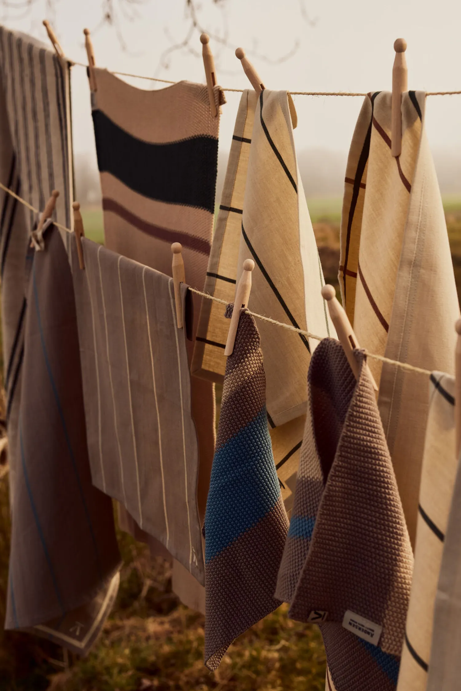 - Andersen Karklud - Beige/Blå*Andersen Furniture Sale