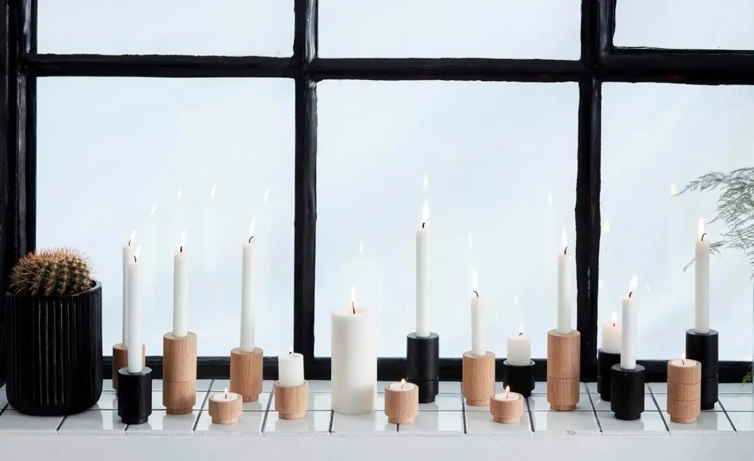 - Create Me Lysestage (7,5 cm) - Oslo Blå*Andersen Furniture Outlet