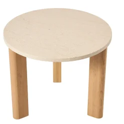 - Evoke Coffee Table - Eg/Marmor - Ø55 cm^Andersen Furniture