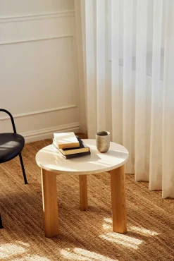 - Evoke Coffee Table - Eg/Marmor - Ø55 cm^Andersen Furniture