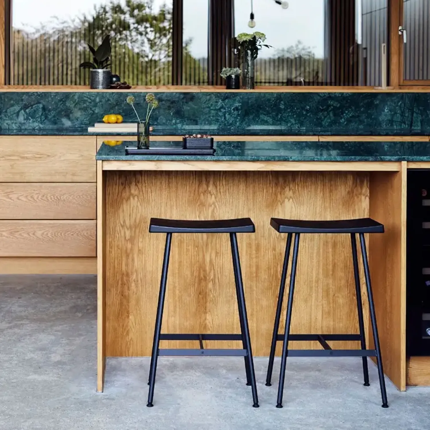 Andersen Furniture - HC2 barstol - Sort lakeret Eg* Clearance