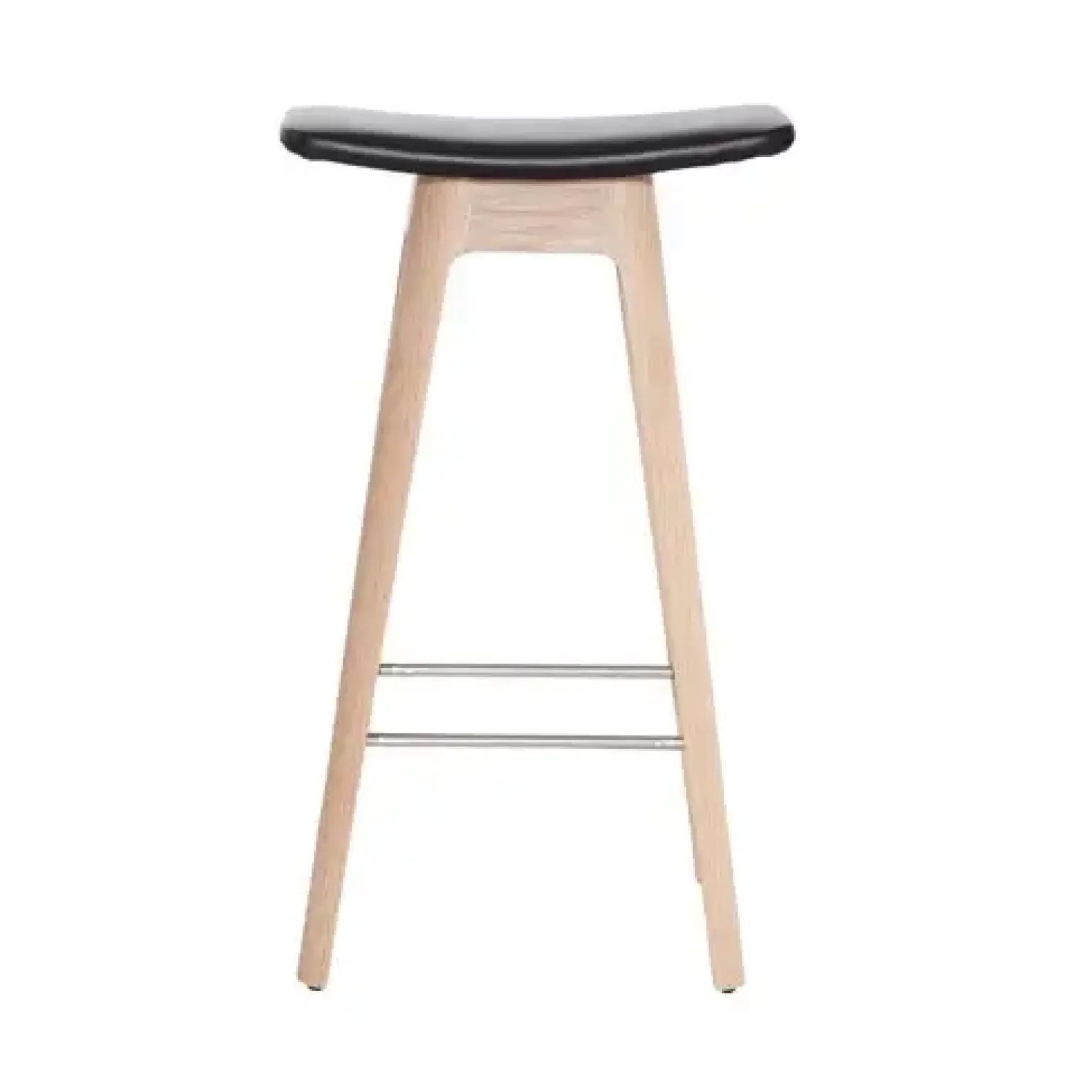 Andersen Furniture - HC1 barstol - Eg med sort lædersæde^ Outlet