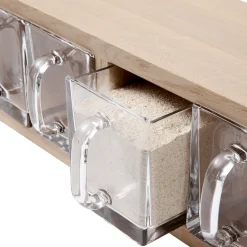 - Hylde - A-Organizer Shelf - 4 skuffer - Eg - L17 x B52 x H18 cm*Andersen Furniture Discount