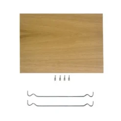 - S10 Hylde til S10 Reol - HVIDPIGMENTERET EGEFINÉR*Andersen Furniture Clearance