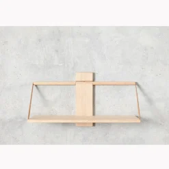 - Shelf Wood Wall - Oak - 30x18xH24 cm^Andersen Furniture