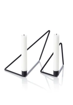 Applicata - "Folded" Lysestage - Large - Sort^ Outlet