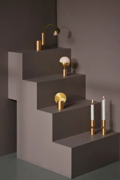 - Glow fyrfadsstage - Messing - 12 x 10 cm^Applicata New