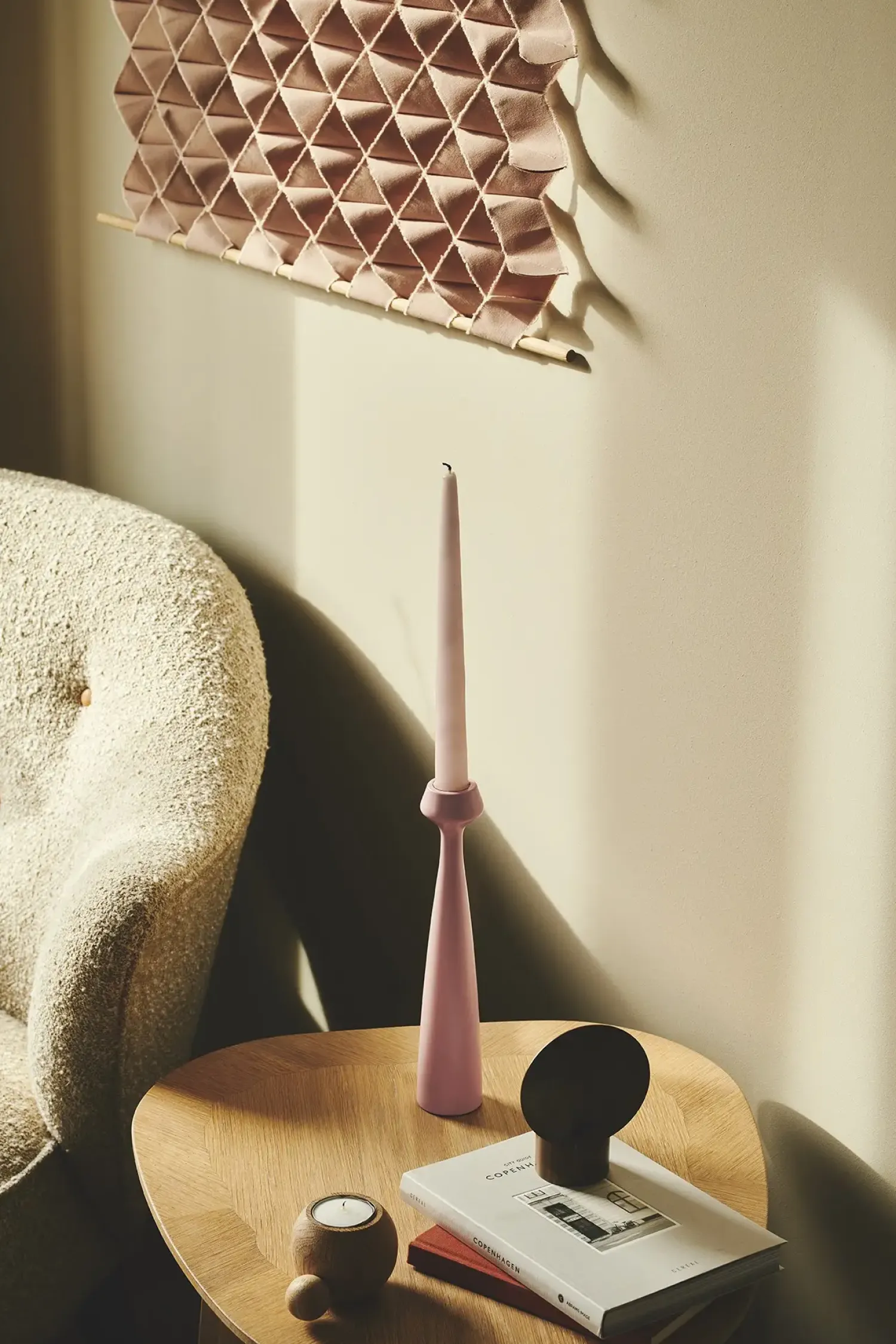 - Lysestage - Blossom Lily - Warm Rose/Lyserød*Applicata Outlet