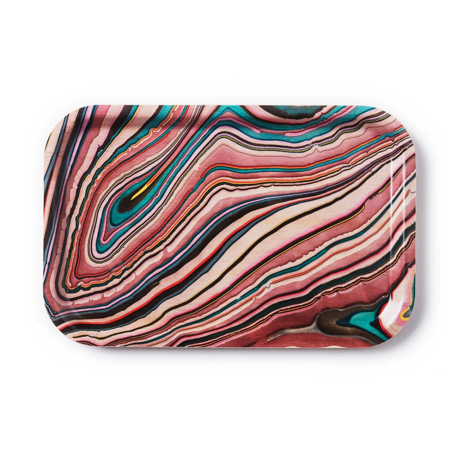 - Tribute to Wood Tray - Bakke i str. S - Rød^Applicata New