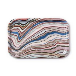 - Tribute to Wood Tray, Bakke i str. S - Blå*Applicata