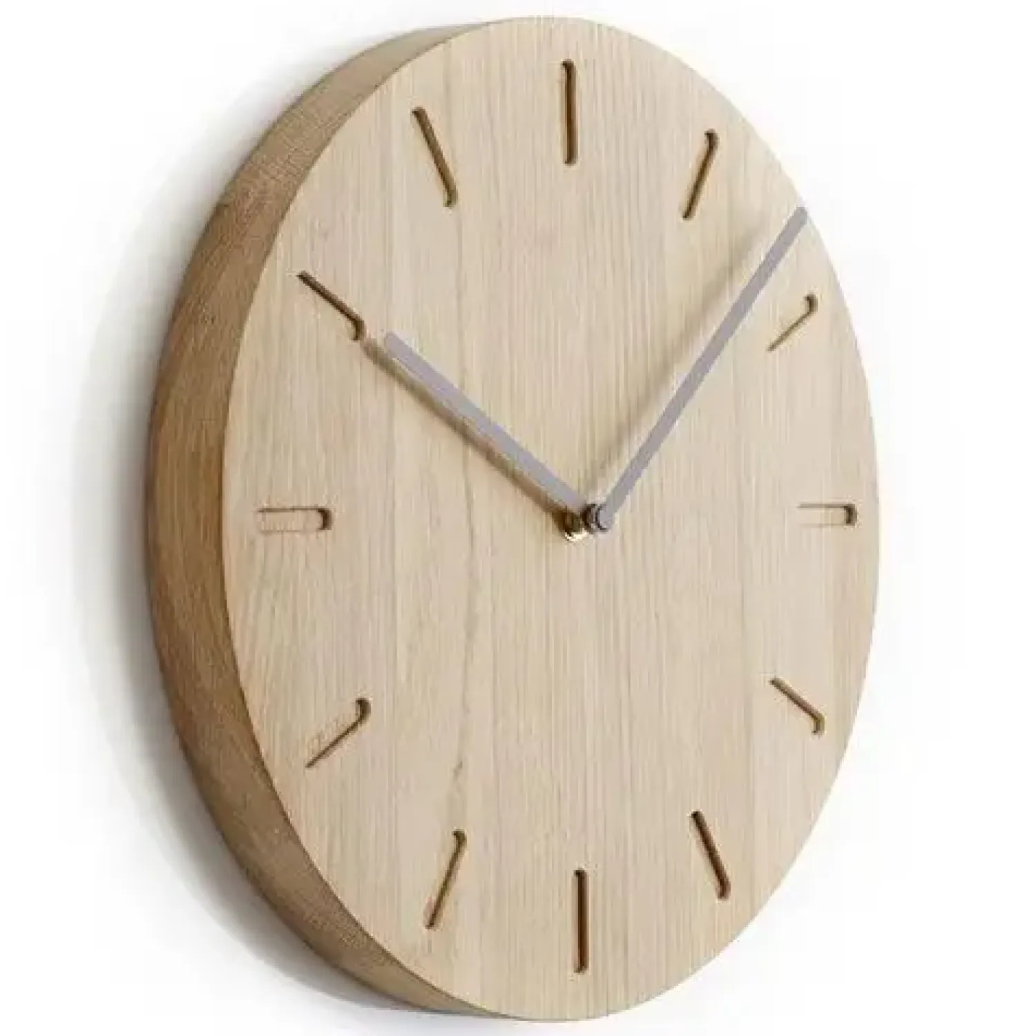 Vægur - Watch:Out - Egetræ og grå viser*Applicata Online