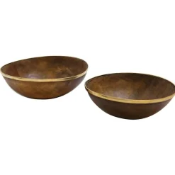 - skåle i horn med messing (2 stk. i et sæt)*Au Maison Outlet