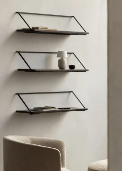- Hylde 92 cm - Mørk egefiner - Rail Shelf, Stained*Audo Copenhagen Hot