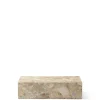 Copenhagen - Plinth Low, Kunis Breccia - Marmor sofabord eller skulptur*Audo Clearance