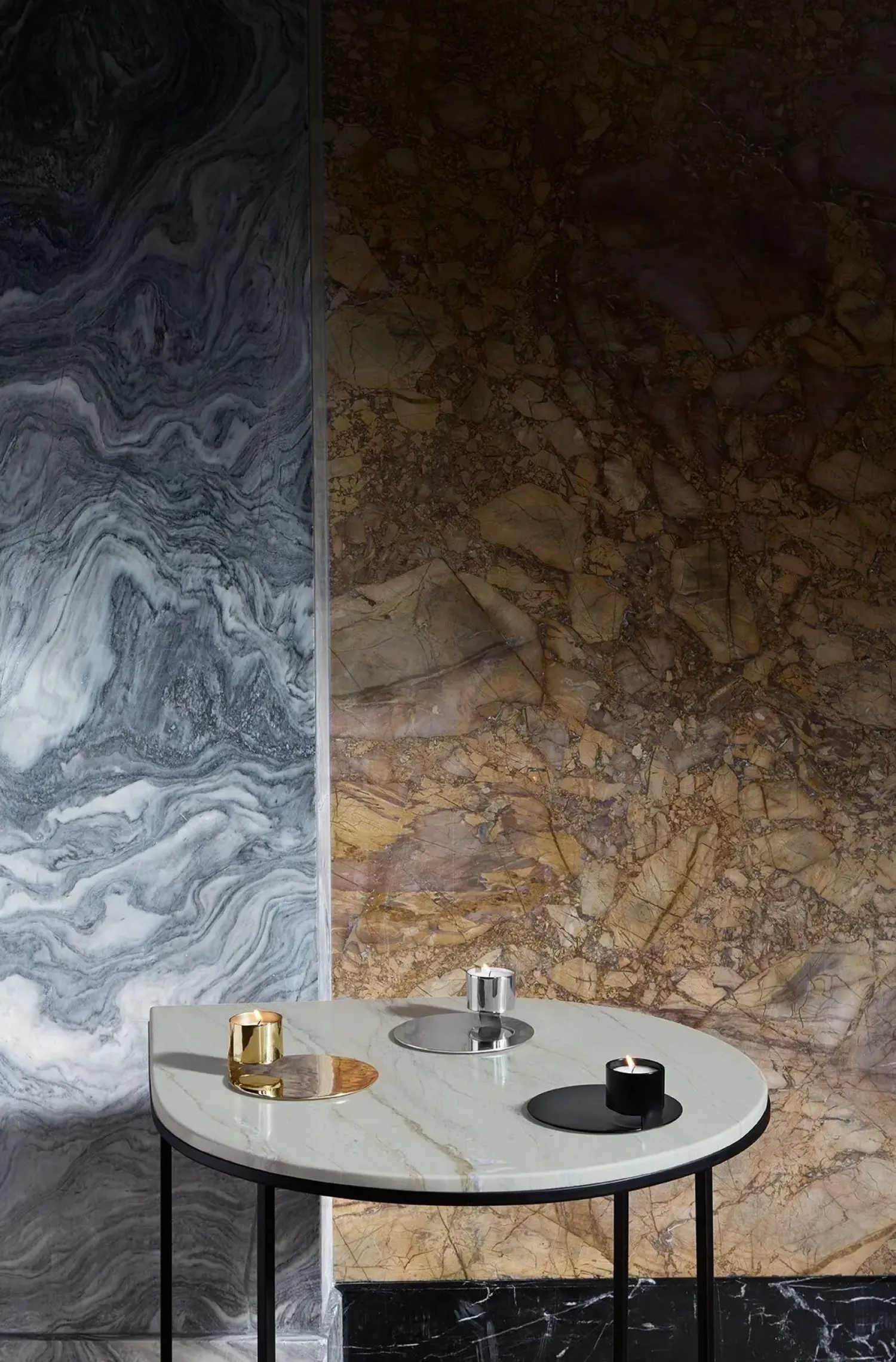 - "Anulum" Fyrfadsstage - Rustfrit stål^AYTM Online