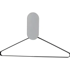 - "Ovali Hook" Knage med spejl (H: 16 cm) - Black^AYTM Clearance