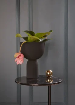 - Vase - Torus - Black/Black - H30 cm*AYTM Clearance