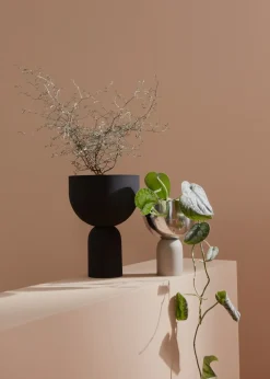 - Vase - Torus - Black/Black - H30 cm*AYTM Clearance