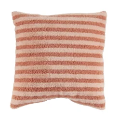 - Plys stribet pude inkl. Indre - koral^Bahne Clearance