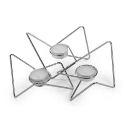 Black+Blum - Triangular "Loop" - Chrome - sæt med 3 stk^ Outlet