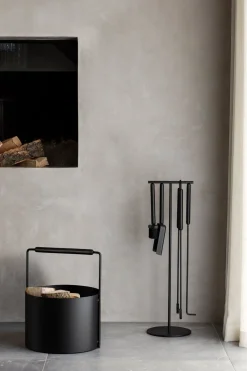 - ASHI-pejsesæt til brændeovn - Tang, poker og holder*Blomus New