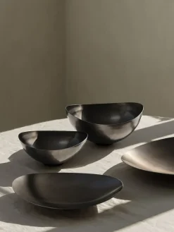 - Bowl, S - ONDEA - Burned Metal, metallic finish^Blomus Clearance