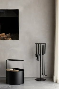 - brændekurv ASHI - sort^Blomus Outlet