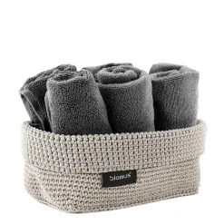 - Crochet Robe Basket - Sand - TELA^Blomus Sale