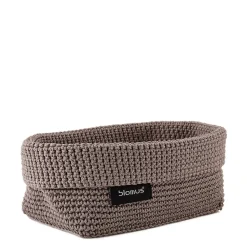 - Crochet Robe Basket - Taupe - TELA*Blomus Outlet