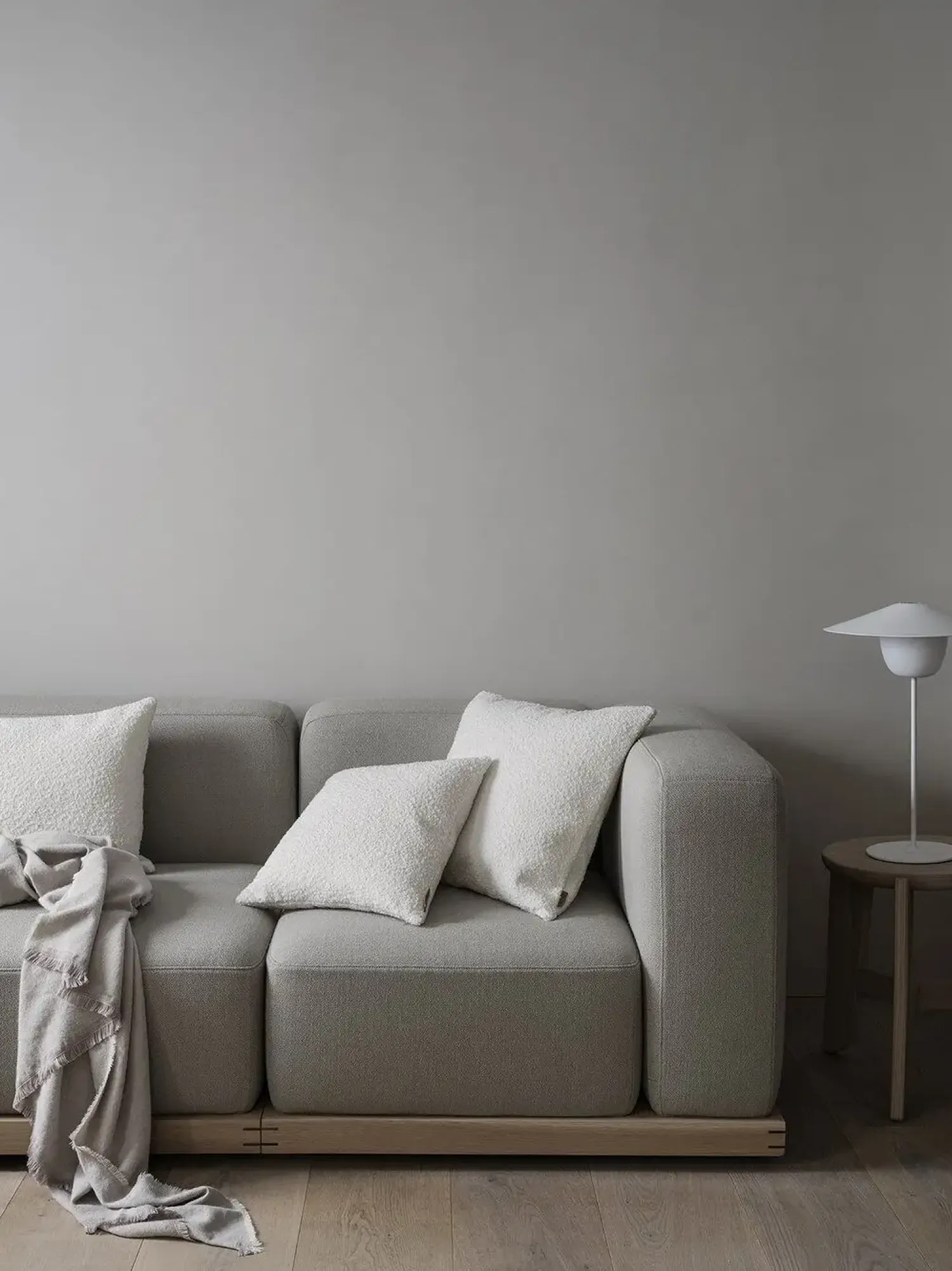 - Cushion Cover - 40 x 40 cm - Lilly White - BOUCLE^Blomus Clearance