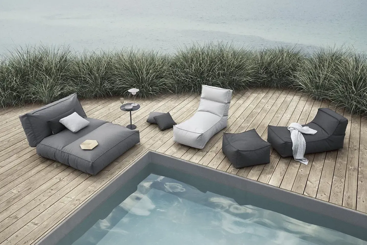 - Daybed - STAY - Stone - Lysegrå - 120x190 cm*Blomus Sale