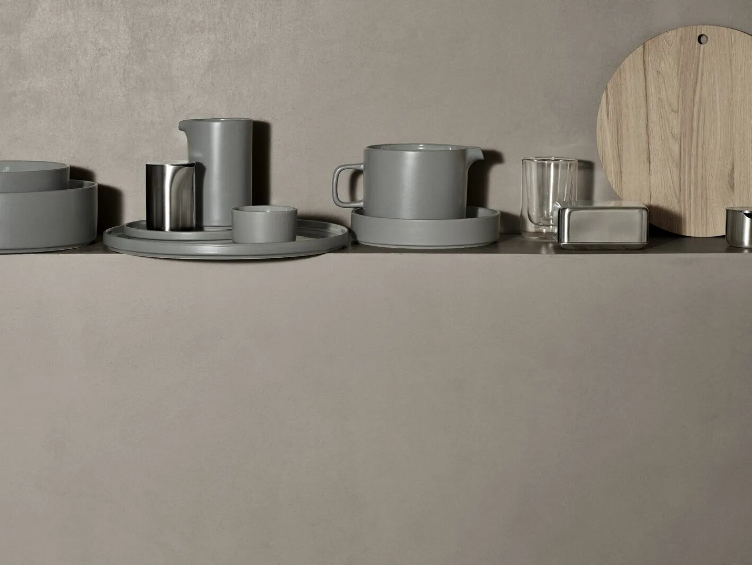 - Deep Plate - Pewter - PILAR*Blomus Discount