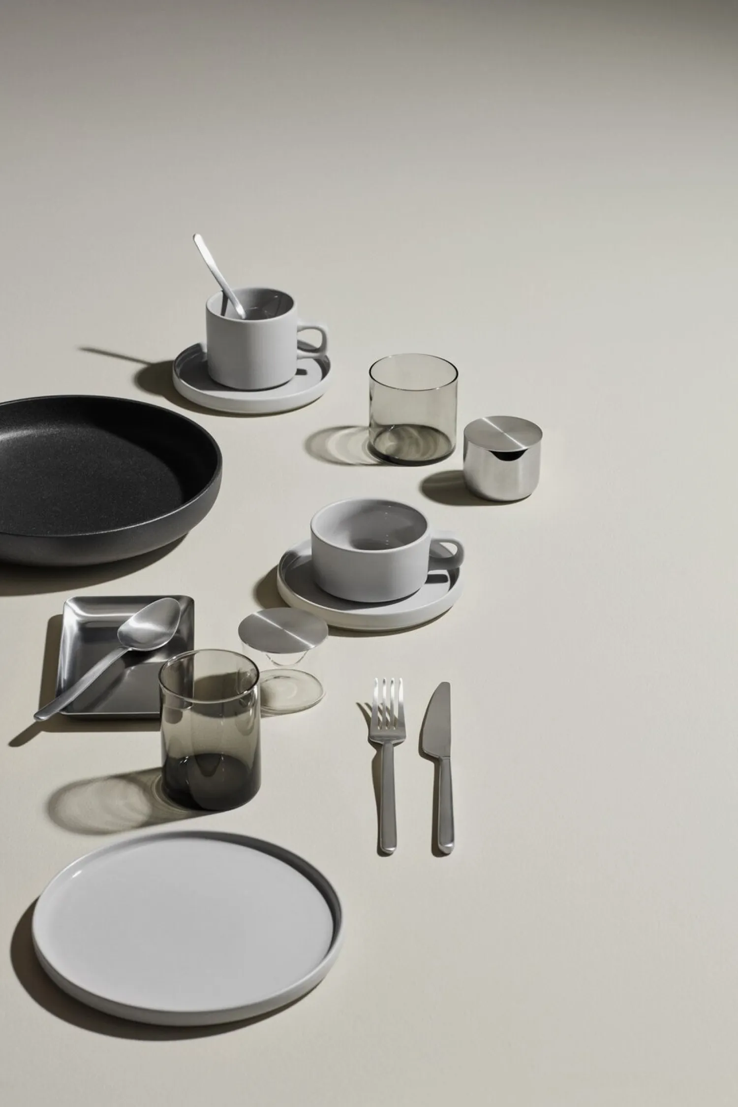 - Dessert Plate - Pewter - PILAR^Blomus