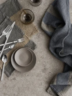 - Dish Cloth, Set of 2 pcs - Steel Gray/ Tan - GANO^Blomus Best