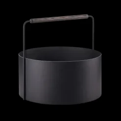 - Firewood Basket -ASHI- Brown eg håndtag - L - 42x 45 cm^Blomus Online